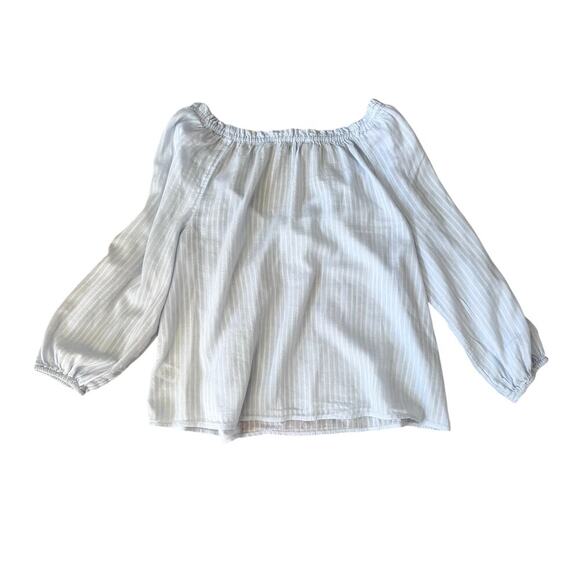 Light Blue Women's Sanctuary Peasant Top Size Medium - Picture 5 of 7